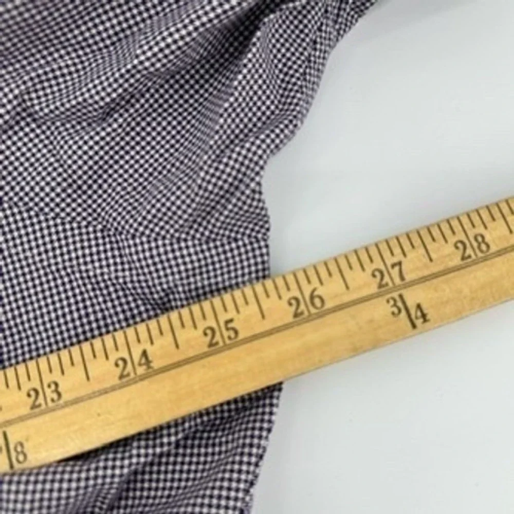 Ralph Lauren 16.5 L Mens Long Sleeve Button Down Shirt Purple Check‎ Classic Fit